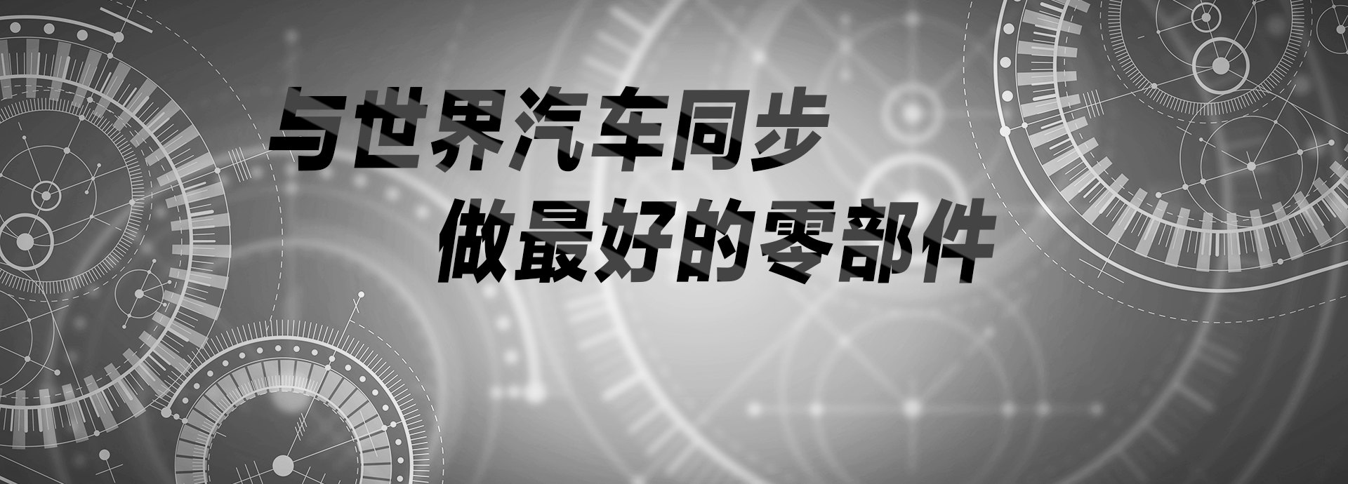 與世界汽車同步，做最好的零部件